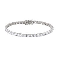 Bracelet Amen Woman Tennis in Silver Zircone TNBB40-16 - TNBB40-16